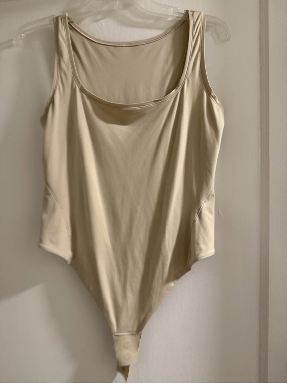 lululemon athletica Cream Scoop Neck Tank Bodysuit
